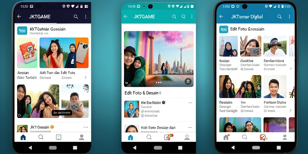 Antarmuka JKTGAME yang user-friendly untuk pengeditan gambar digital.