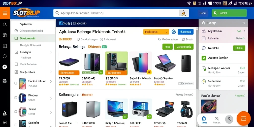Antarmuka SLOT88JP yang sederhana dan intuitif untuk belanja Elektronik.
