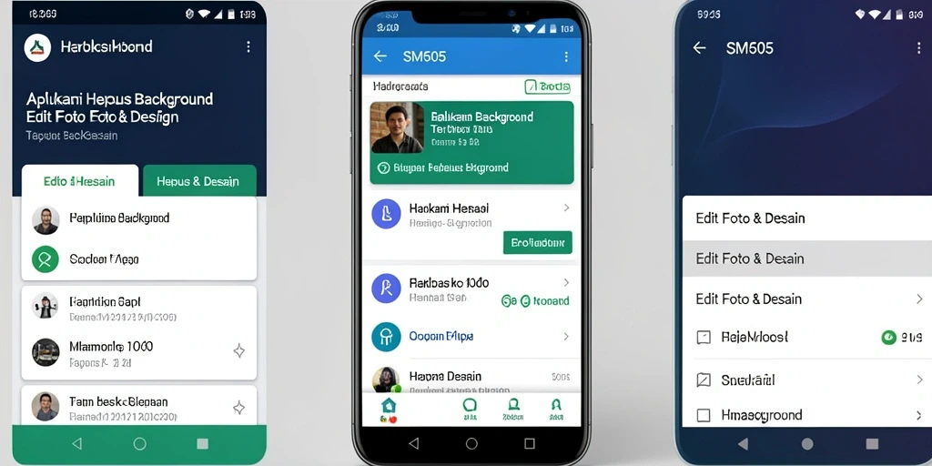 Antarmuka pengguna SM605 yang sederhana dan efisien untuk hapus background.